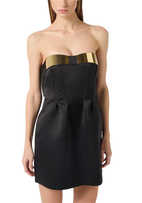 Duchesse mini dress with jewelled cups ELISABETTA FRANCHI | dress | AB94962E2110